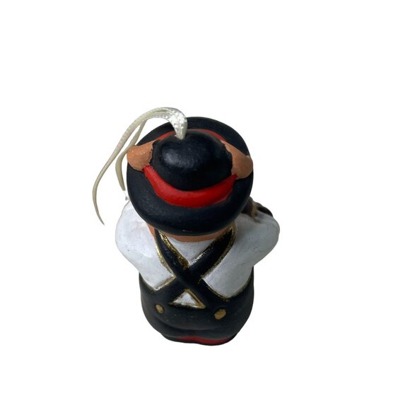 3 Pc Vintage Christmas Ornaments Ceramic Teddy and Friends u - Picture 9 of 15